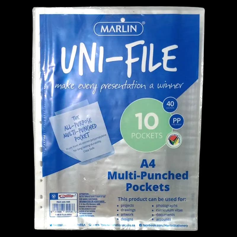 Marlin Filling Sleeves A4 10's x 1 - 6009608640438 (#1)