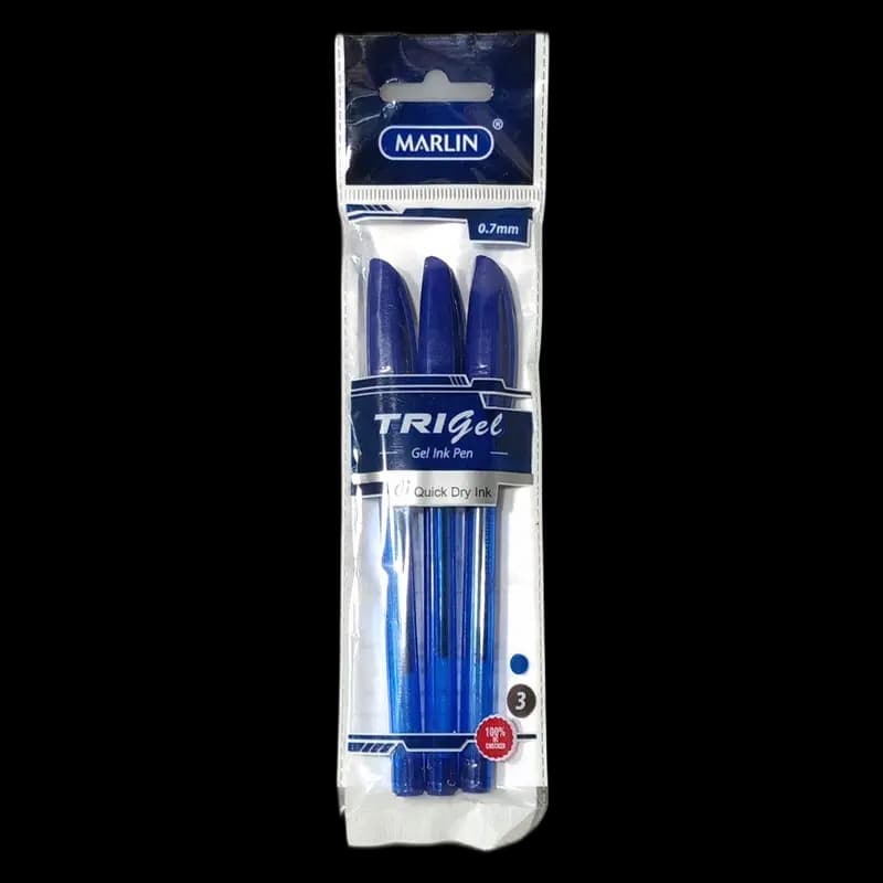 Pen Gel Glide 3's Blue 0.7mm Marlin x 1 - 6009608642234 (#1)