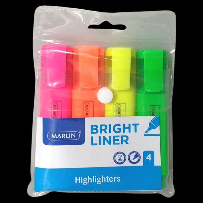 Marlin 4's Highlighters Asst. x 1 - 6009608641985 (#1)