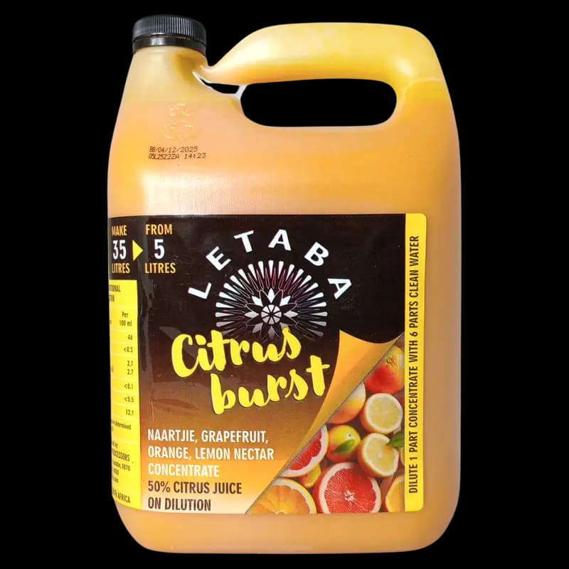 Juice LCP 5L Citrus Burst 50% 1+6 x 1 - 6009609901408 (#1)