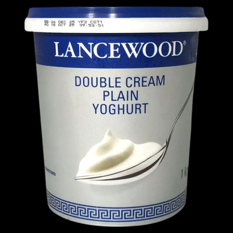 Yoghurt 1L Double Cream Plain LW x 1 - 6009617221628 (#1)