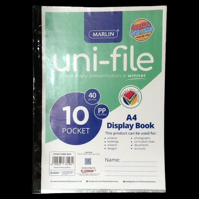 Marlin Uni-File 10pg x 1 - 6009635831489 (#1)