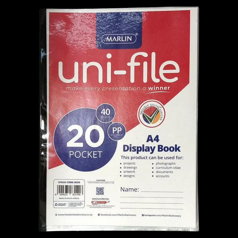 Marlin Uni-File 20pg x 1 - 6009635831496 (#1)