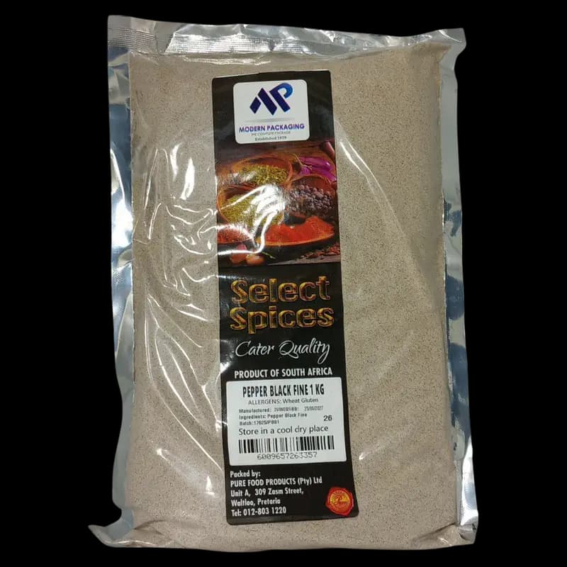 Spice - 1kg Black Pepper Fine x 1 - 6009657263357 (#1)