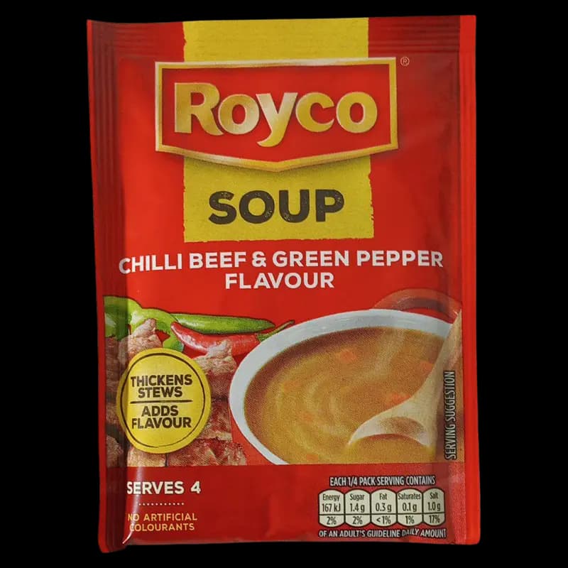 Royco Soup Chilli Beef GrPep 45g x 1 - 6009682955367 (#1)