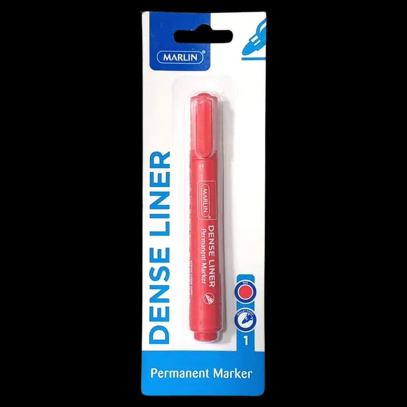 Marlin Permanent Marker Red x 1 - 6009685854469 (#1)