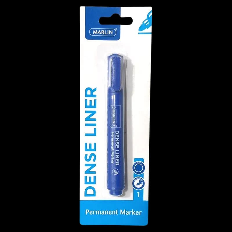 Marlin Permanent Marker Blue  x 1 - 6009685854490 (#1)