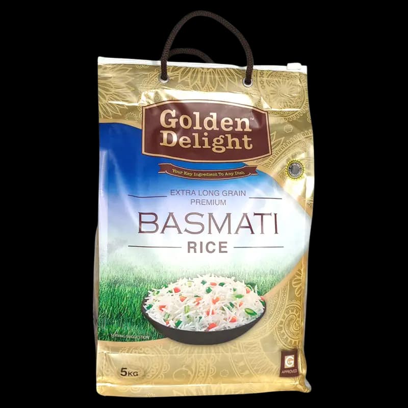 RICE - 5 kg Basmati Golden Delight x 1 - 6009696047867 (#1)