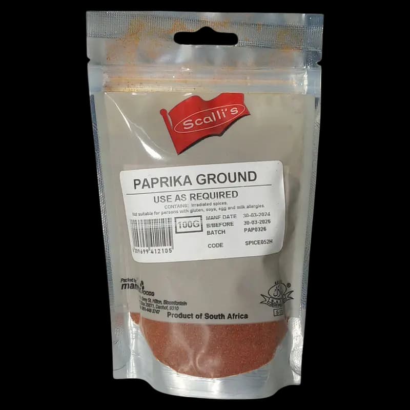 Spice 100g Paprika Ground Doy Scalli's x 1 - 6009699412105 (#1)