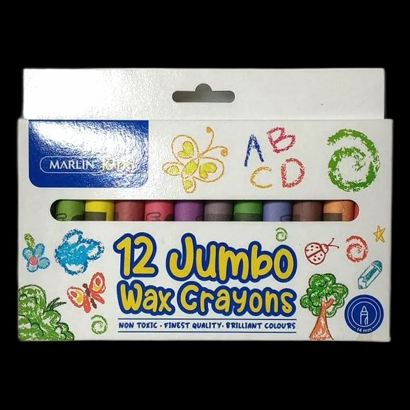 Jumbo Wax Crayons 12's x 1 - 6009699513277 (#1)