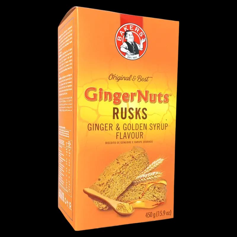Rusk Bakers Ginger Nuts 450g x 1 - 6009702444048 (#1)