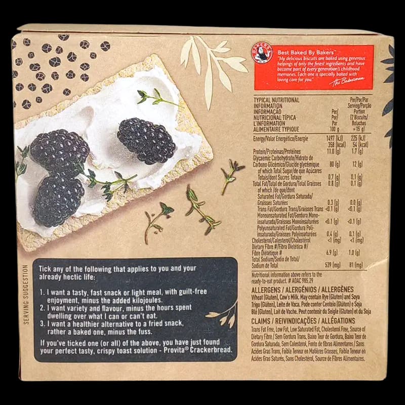 Bisc Bakers 125g C/Bread B/Pepper  x 1 - 6009704171782 (#2)