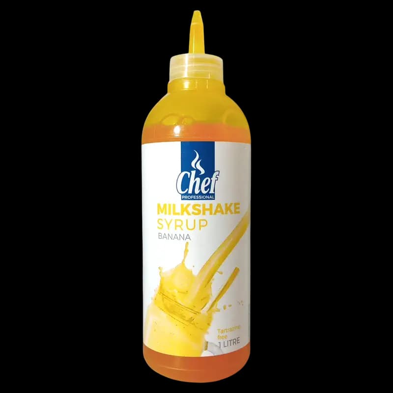 Syrup 1L Milkshake Banana Chef x 1 - 6009710170007 (#1)