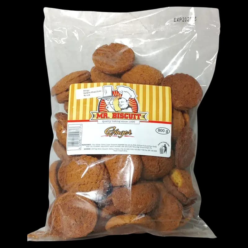 Mr Biscuit 800g Ginger x 1 - 6009801124117 (#1)