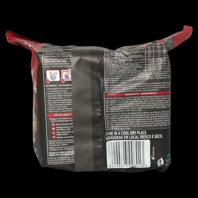 Noodles Kellogs 70g Hot&Spicy x 1 - 6009803998013 (#2)