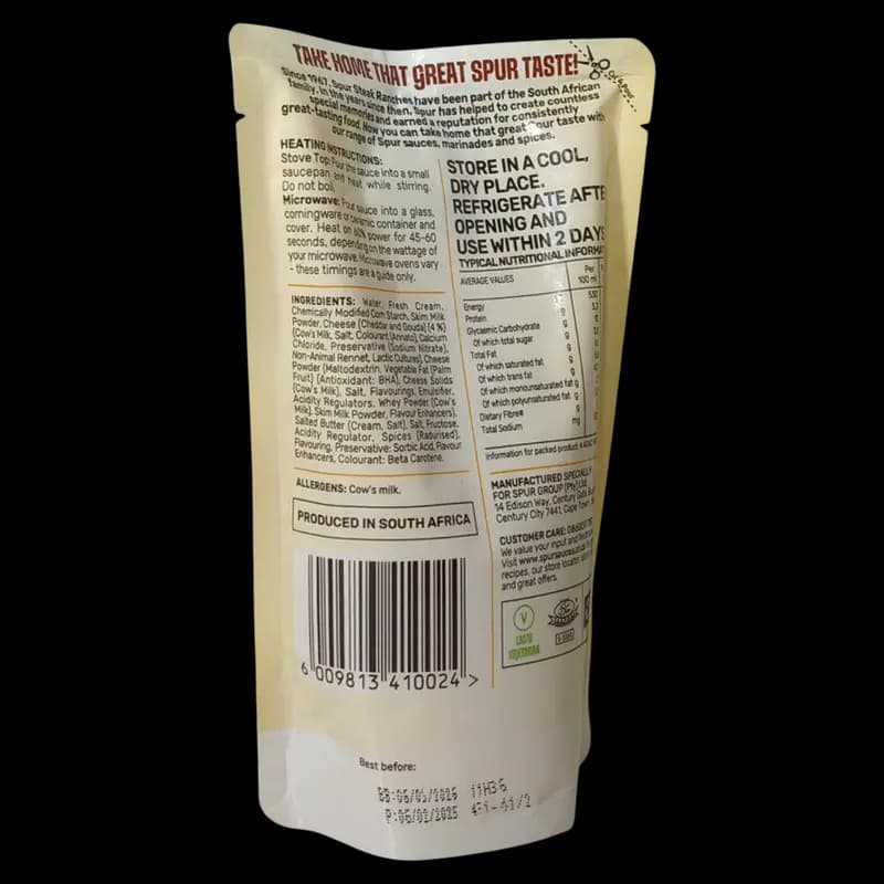 Sauce 200ml Spur Cheese New  x 1 - 6009813410024 (#2)