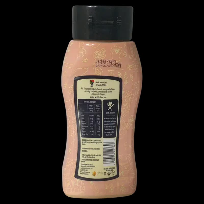 Sauce 500ml Zero 1000 Island Mr Sauce x 1 - 6009900211848 (#2)