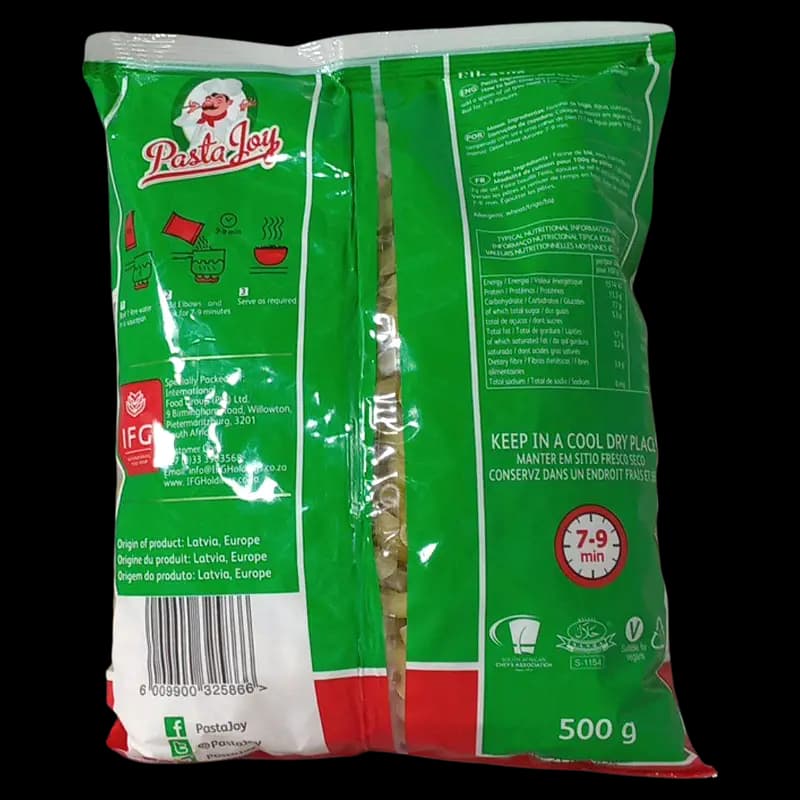 Pasta joy elbows 500g x1 - 6009900325866 (#2)