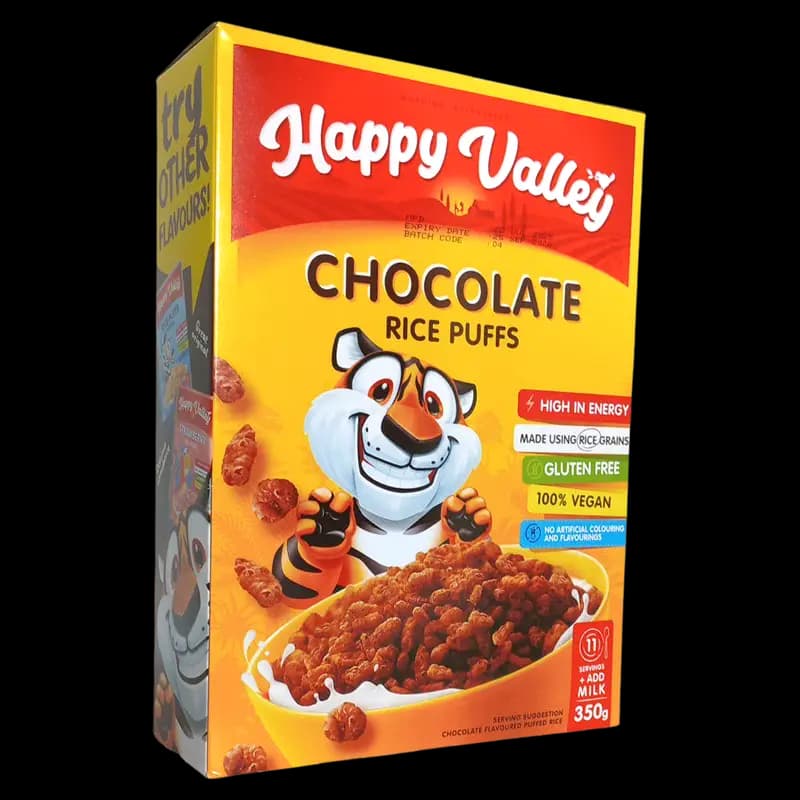 Happy Valley Puff Rice Choc 350g x 1 - 6009902987543 (#1)
