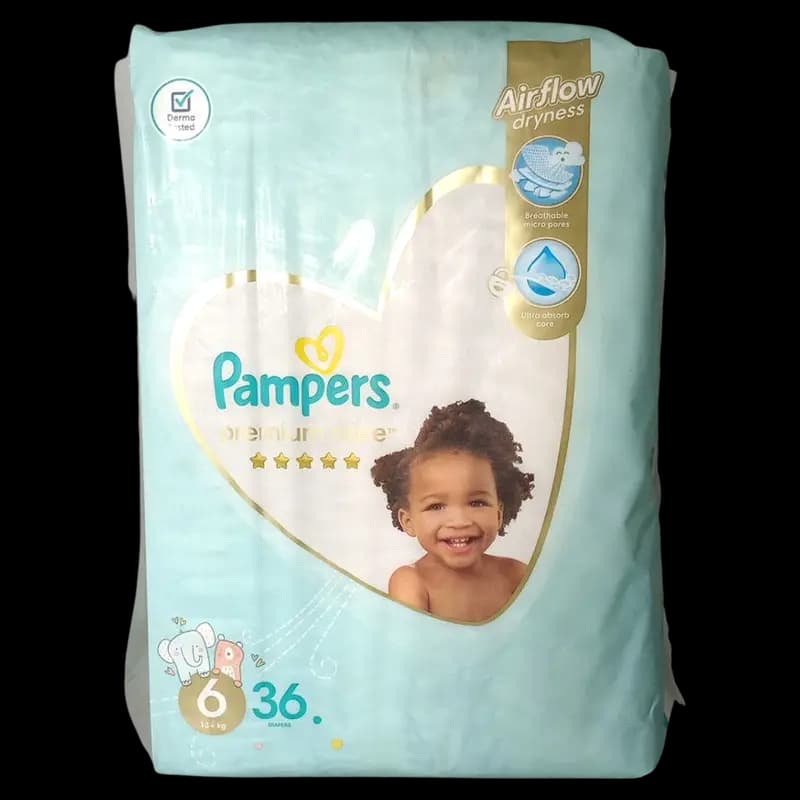 Nappies Pampers Prem Care #6 36's x 1 - 8001841114507 (#1)