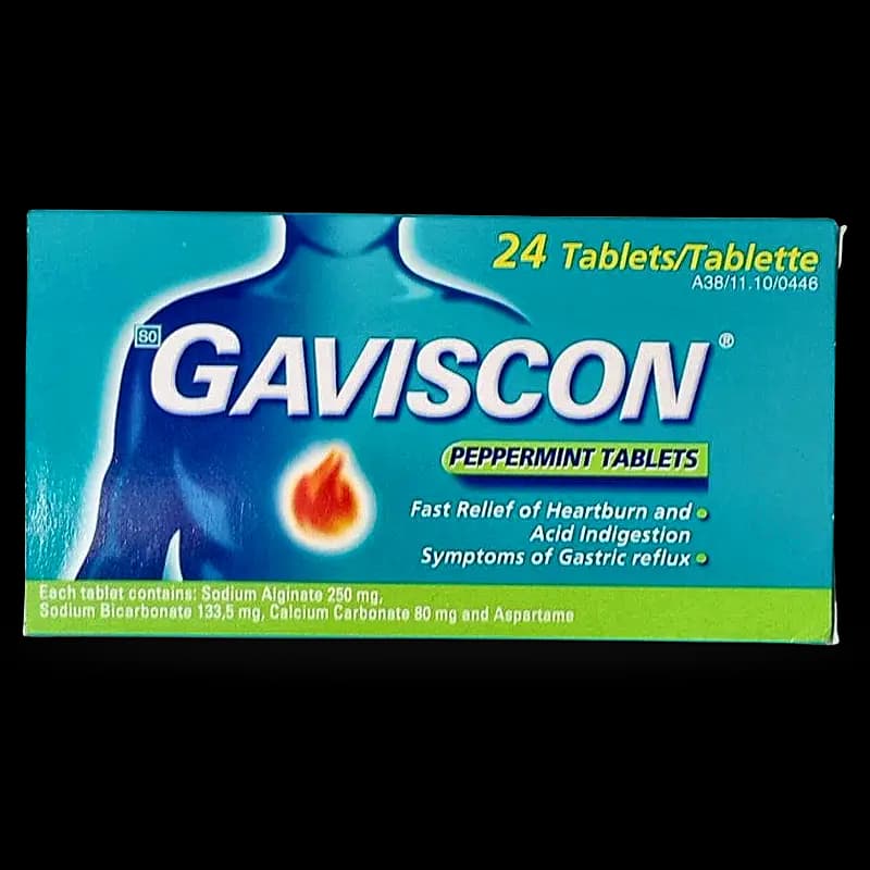 Gaviscon Peppermint 24's x 1 - 6001106123987 (#1)
