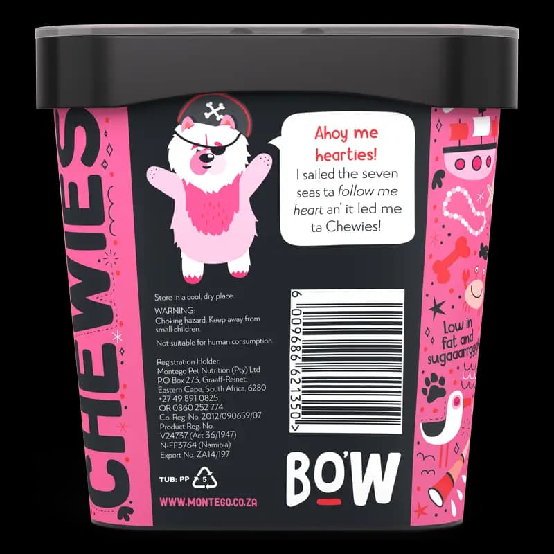 Dog Food 500G Hearts Mix Bagso'Wags Chewies X1 - 6009686621350 (#3)