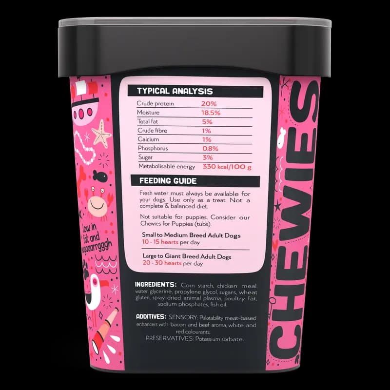 Dog Food 500G Hearts Mix Bagso'Wags Chewies X1 - 6009686621350 (#4)