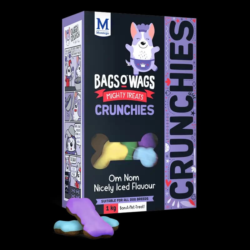 Dog Food 1kg Nicely Iced Bagso'Wags Crunchies X1 - 6009686620773 (#1)