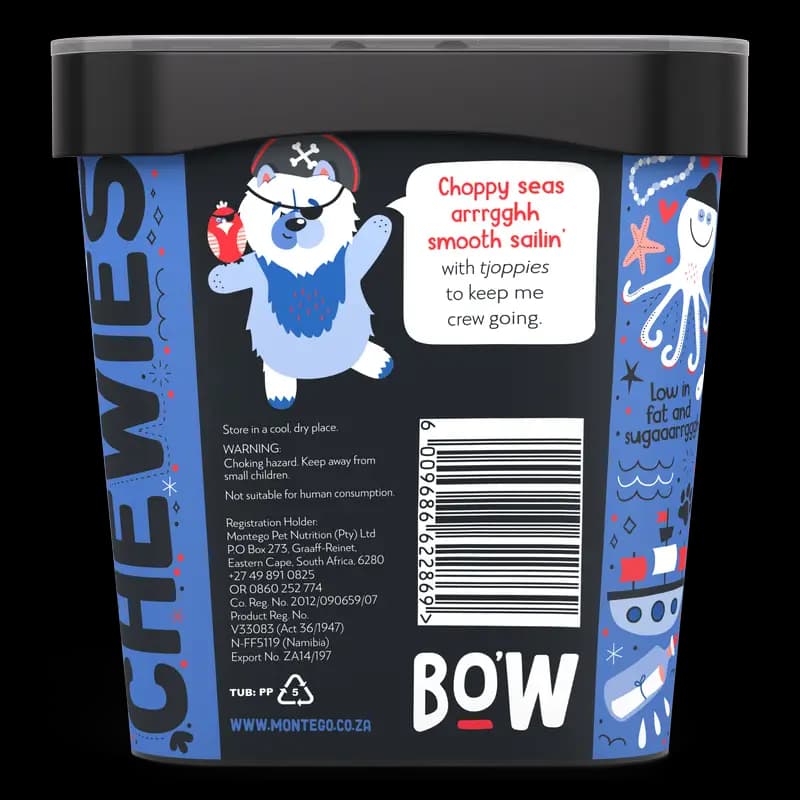 Chewies 500G  Bags O' Wags Bbq Tjoppies x1 - 6009686622869 (#3)
