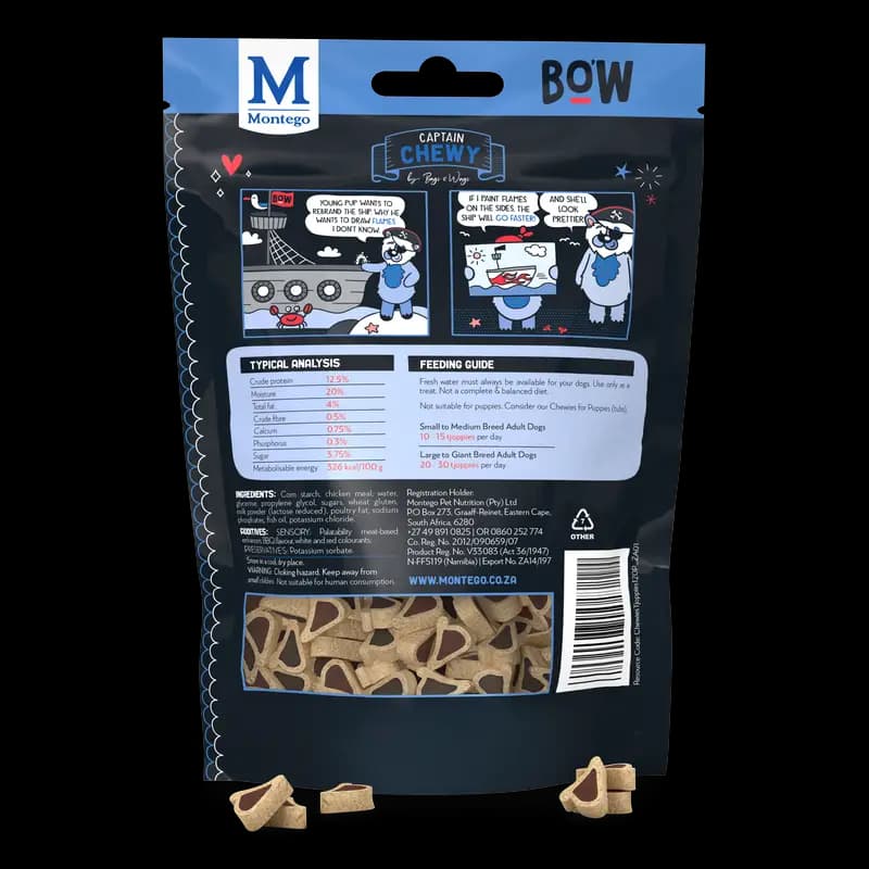 Chewies 120G  Bags O' Wags Bbq Tjoppies x1 - 6009686622845 (#1)