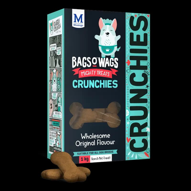Dog Food 1kg Original Bagso'Wags Crunchies X1 - 6009686620735 (#1)