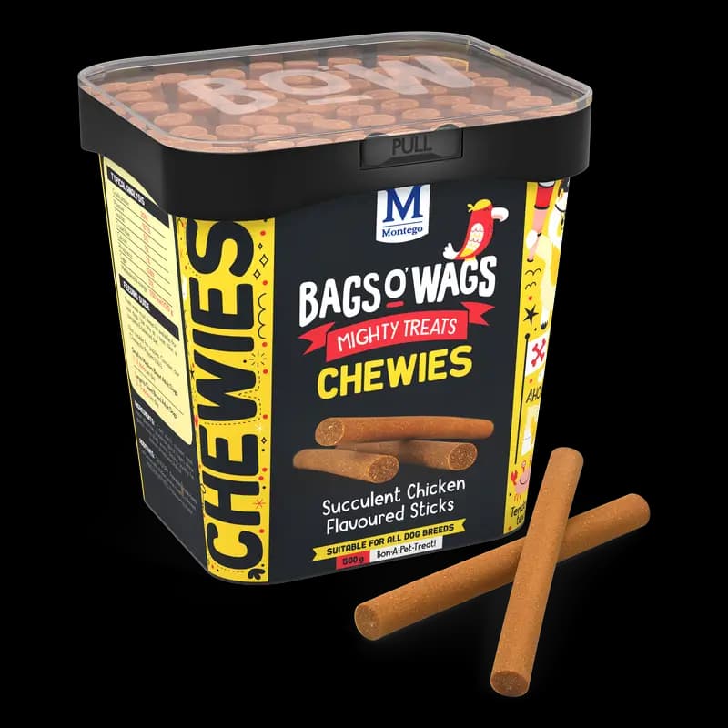 Dog Food 500G ChickenSticks Bagso'Wags Chewies X1 - 6009686621336 (#1)