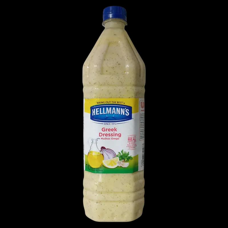 Salad 1L Dressing Greek hellmanns x 1 - 6001087355483 (#1)