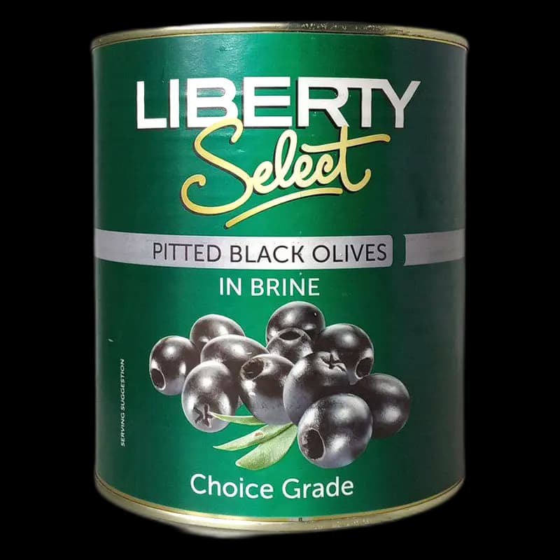 Olives Black Pitted Liberty 3kg x 1 - 6009684163531 (#1)